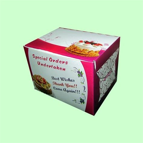 Duplex Board 400gm Cake Packaging Box 300 Size 4 X 4 X 35inch At Rs