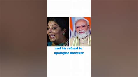 Defamation Drama Congress Leader Renuka Chowdhury Vs Prime Minister