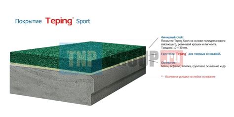 Покрытие наливное резиновое Тэпинг Sport Толщина 10 мм, цена в Перми от ...
