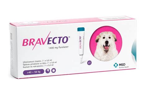 Краплі Бравекто Спот-Он Bravecto Spot-On для собак вага понад 40-56 кг ...