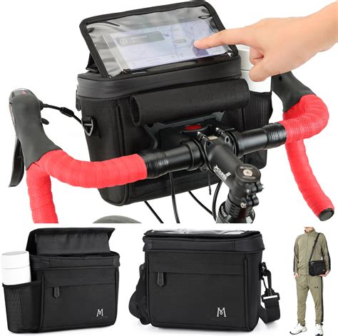 Mozeto Fahrradtasche Lenker Mit Lenkeradapter F R Fahrrad E Bike