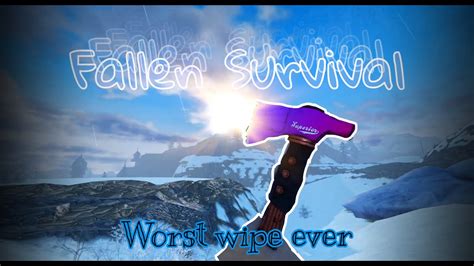 FALLEN SURVIVAL ROBLOX WORST WIPE MOVIE YouTube