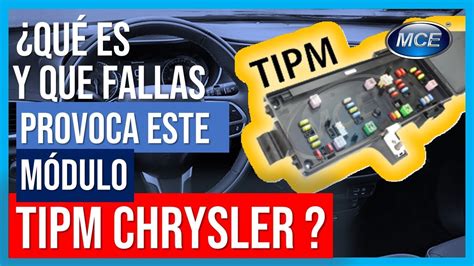 Qu Es El M Dulo Tipm En Chrysler Y Cuales Son Sus Fallas C Munes