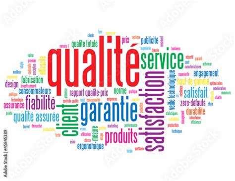 Nuage de Tags QUALITE qualité totale garantie service client