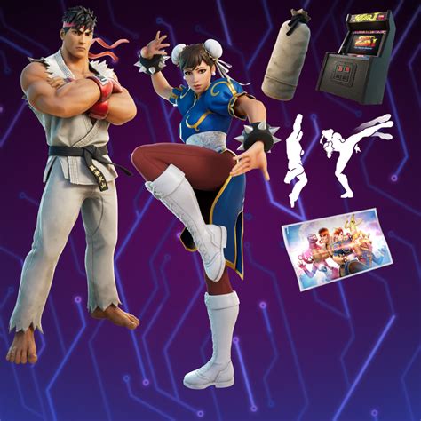 Ryu And Chun Li Bundle Locker Fortnite Tracker