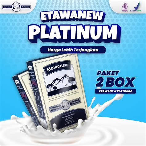 Jual Paket Box Etawanew Platinum Susu Kambing Etawa Alami Jaga