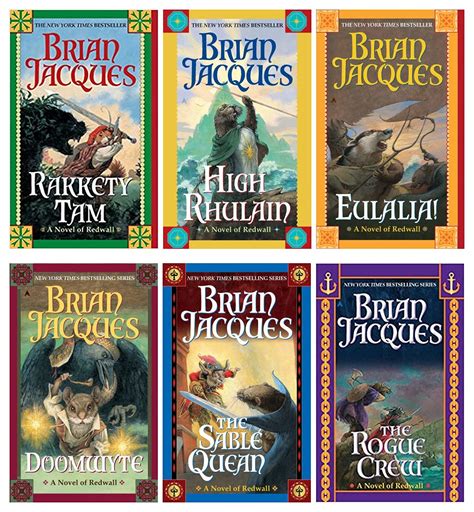 New Set Brian Jacques Redwall Series Set Iii Book 17 22 Brian