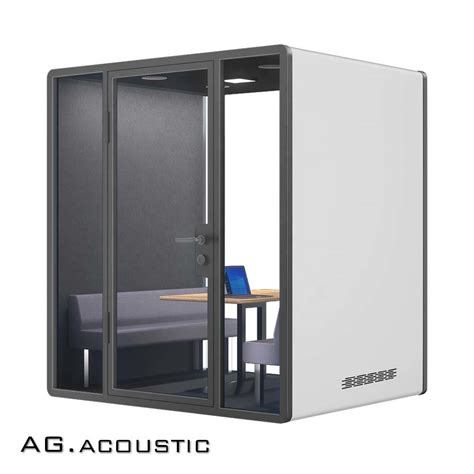 Ag Acoustic Portable Office Meeting Pod Acoustic Conference Booth With