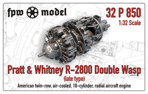 Pratt And Whitney R 2800 Double Wasp Late Type Fpw Model 32p850