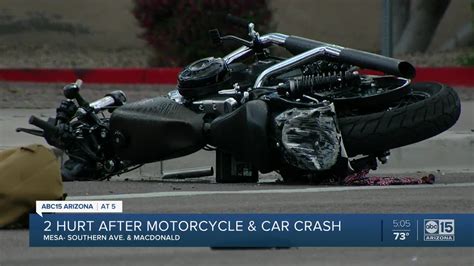 Two Sent To Hospital After Motorcycle Crash In Mesa