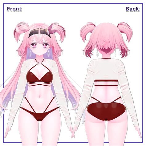 Heart Symbol Bikini for Selestia ハートシンボルビキニセレスティア用 C Ms Penguin s Shop BOOTH