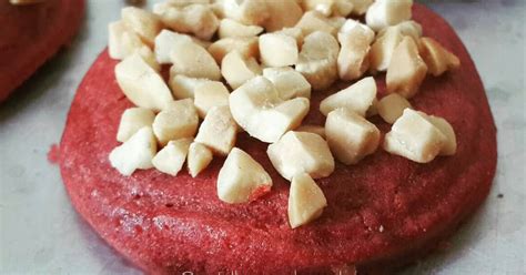 Resep Red Velvet Peanut Cookies Oleh Amel Karmachameleon Cookpad