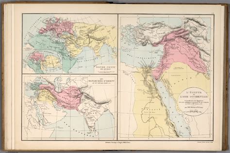 L Egypte Et L Asie Occidentale Monde Connu Inset System D