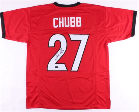 Nick Chubb Signed Georgia Bulldogs Jersey (Radtke COA)