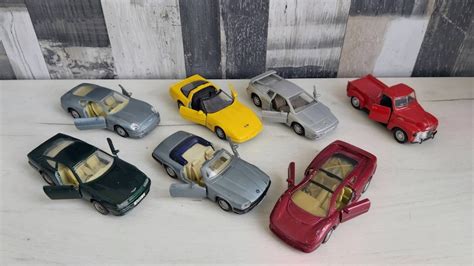 Vintage Metal Cars Collection Set of 7 - Etsy