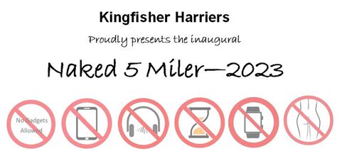 Kingfisher Harriers Naked 5 Miler