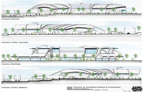 Dise O De Terminal De Transporte Urbano Desarrollo De Andenes Para