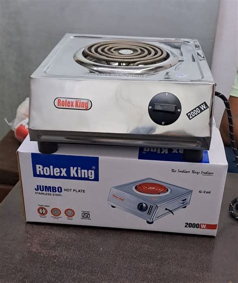 Rolex King Chrome Electric Hot Plate At Rs Piece In Delhi M K Electrical