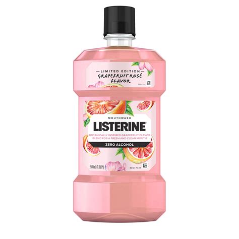 Listerine Zero Alcohol Mouthwash Oral Rinse Kills Up To 99 Of Bad