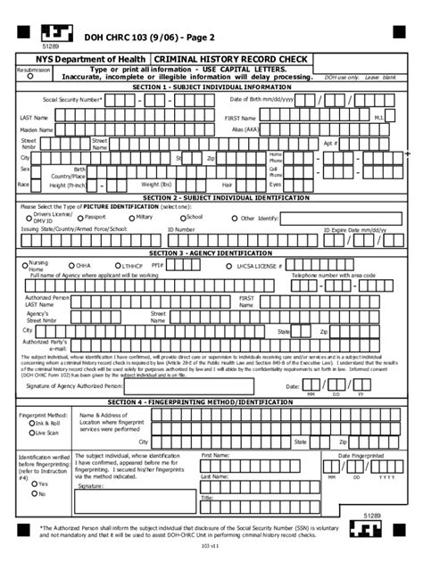 Doh Chrc 103 Fill Online Printable Fillable Blank Pdffiller