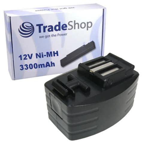 BATTERIA 12V 3300MAH Ni MH Sostituita Festool Festo 489003 490021 BPH12