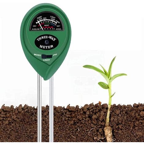 Ahlsen Soil Tester Kit 3 en 1 testeur de Sol Mètre d humidité Lumière