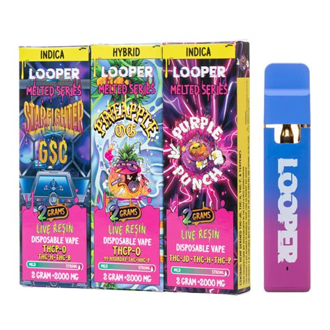 Looper Melted Series Live Resin Disposable Vape 2g Vape Puffer