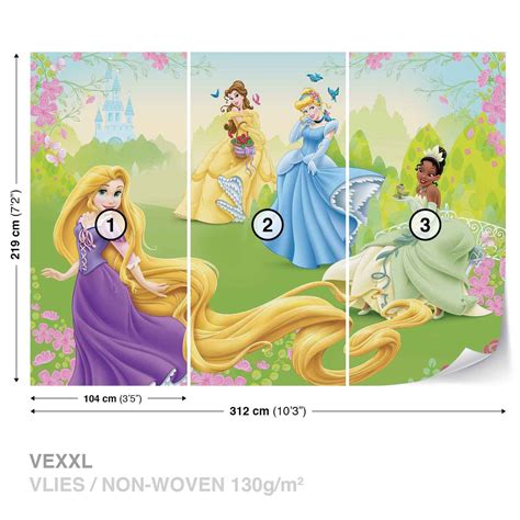 Disney Princesses Rapunzel Tiana Belle Fotobehang Behang Bestel Nu