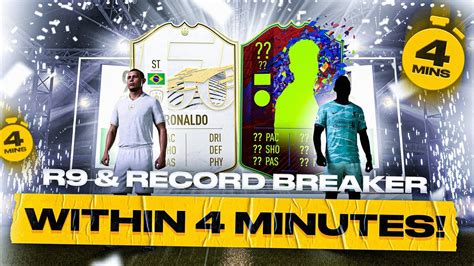 I Packed R9 Ronaldo Record Breaker In 4 Minutes Of FIFA 21 YouTube