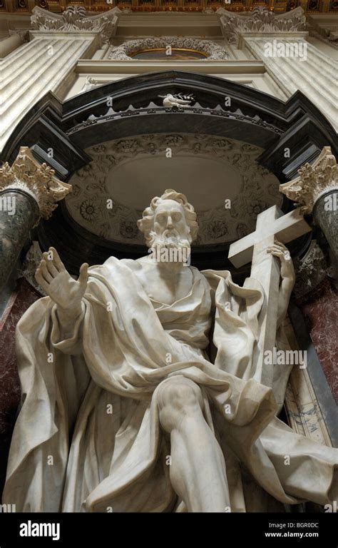 Statue of St Philip in the Basilica of St. John Lateran, Rome Stock ...