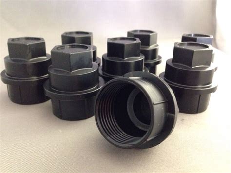 8 New Black Lug Nut Covers Cap Chevy Gmc Silverado 1500 2500 Full Size Truck Van Ebay