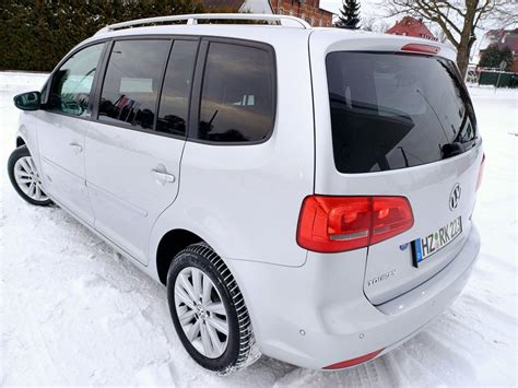 Nowka Bezwypadek Wypasiony Wersj Style Vw Touran Osobowy Tdi W A