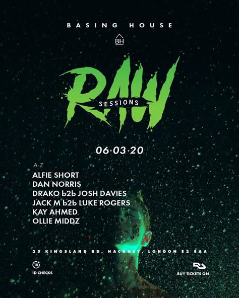 Raw Sessions At Basing House A Basing House London