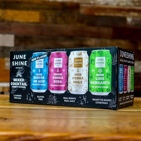 June Shine Mixed Cocktail Variety Pack 12 Fl Oz 8pk Cans