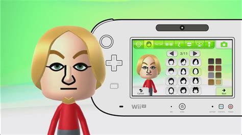 Mii Maker Wii U Eddy From Wii Sports Resort Youtube