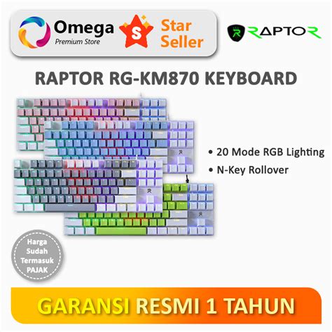 Jual Keyboard Gaming Mecha Hotswap Outemu Red Switch TKL RGB Raptor