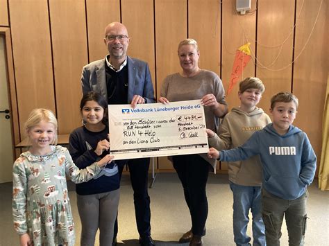 Hanstedt Schul Run Help Erbringt Euro F R Lions Club