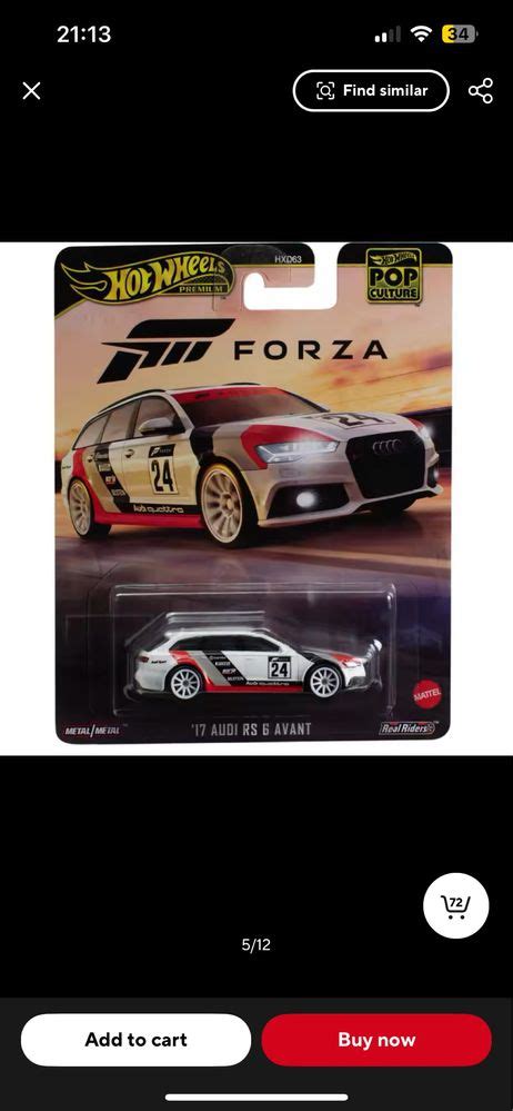 Audi Rs Avant Forza Hot Wheels Pop Culture Case E Olx Bg