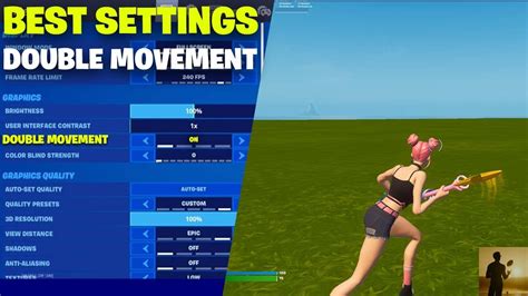 The Best New Fortnite Double Movement Settings Xbox Ps5 And Ps4