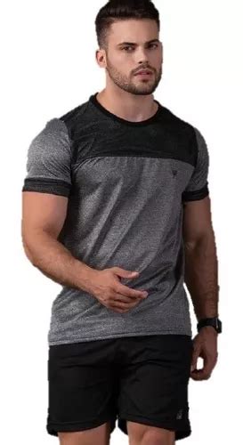 Camisa Dry Fit Academia Treino Corrida Furadinha Mercadolivre