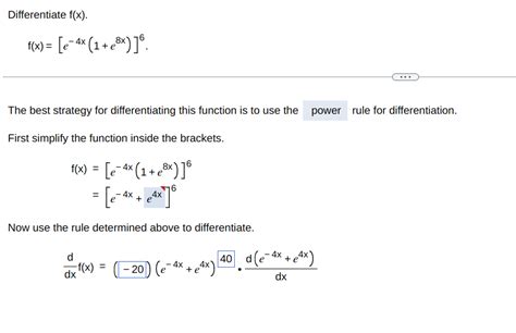 Solved Differentiate F X F X E X E X The Best Chegg