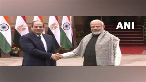 Pm Modi Holds Talks With Egyptian President Abdel Fattah El Sisi