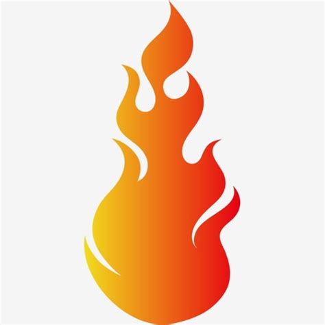 Fire Flames Clipart Transparent PNG Hd, Flame Fire Fire Hand Drawn ...