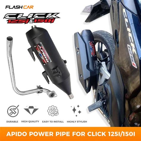 APIDO Pipe Muffler V3 Set For Honda Click 125i 150i XRM 125 RAIDER 150