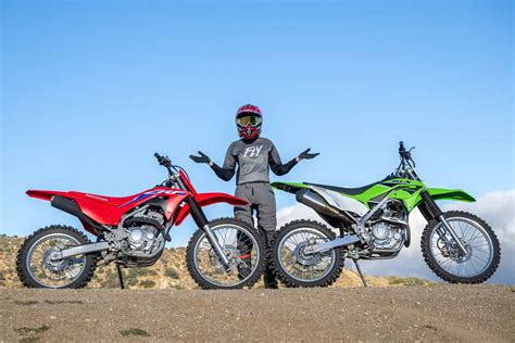 2023 Honda CRF250F vs. Kawasaki KLX230R S Comparison Test