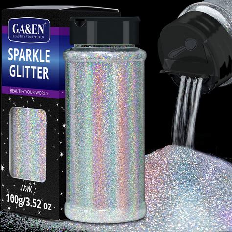 Amazon Holographic Ultra Fine Glitter 100g Silver Fine Glitter