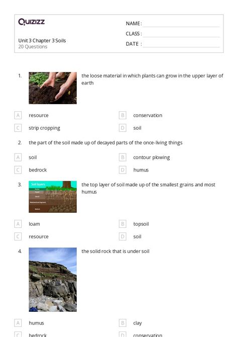 50 Soils Worksheets For 3rd Grade On Quizizz Free And Printable