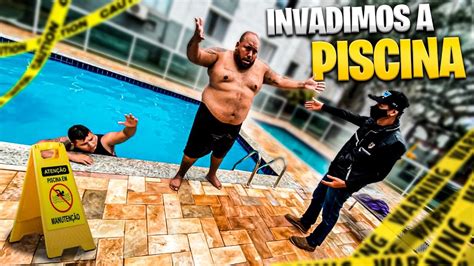 Invadimos A Piscina Do Condom Nio E Fomos Pegos Pelo Seguran A Youtube