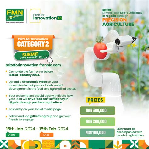 Call For Entry For 3rd Season Of The Prestigious FMN Prize For