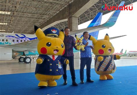 Garuda Indonesia Dan Pokemon Hadirkan Pesawat Pikachu Jet